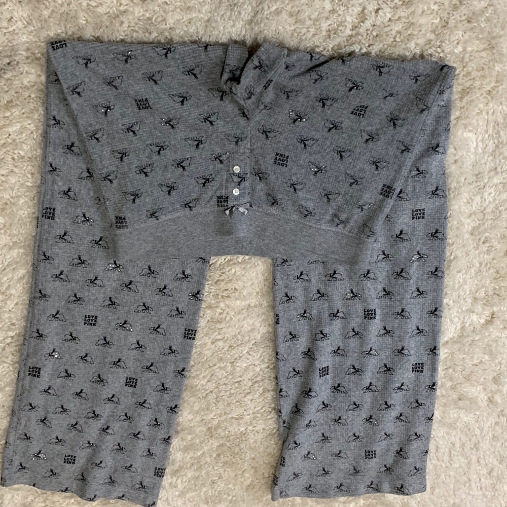 VICTORIA SECERT FLEECE BOTTOMS